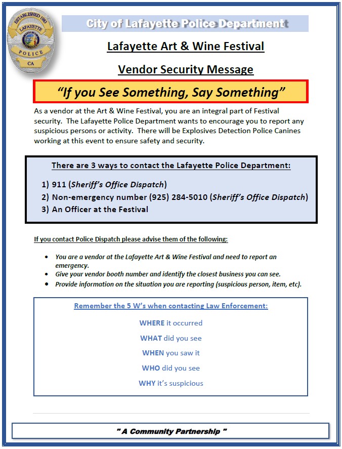 Security Message Security Message